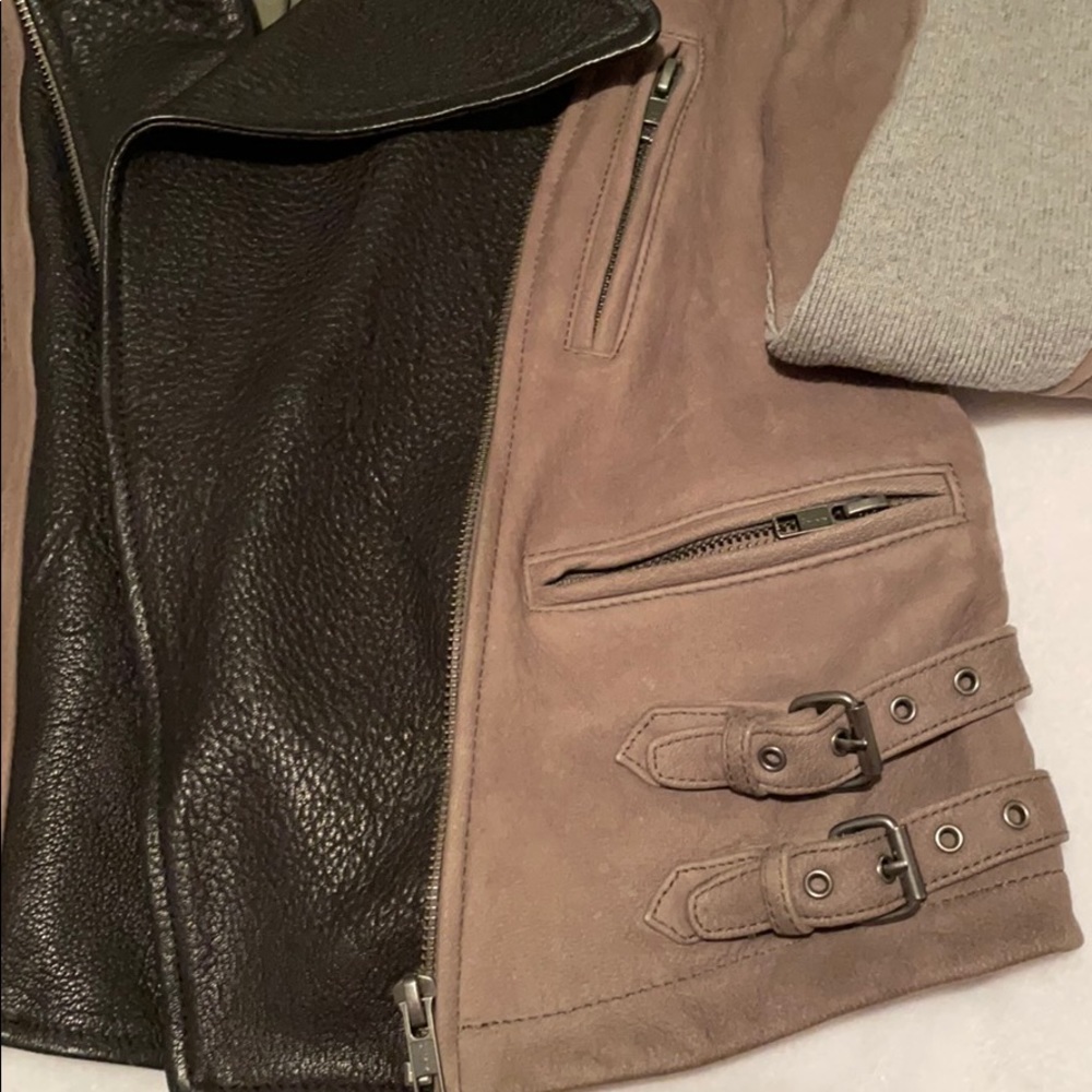 Yigal Azrouel Lamb Leather Moto Jacket - Picture 6 of 7